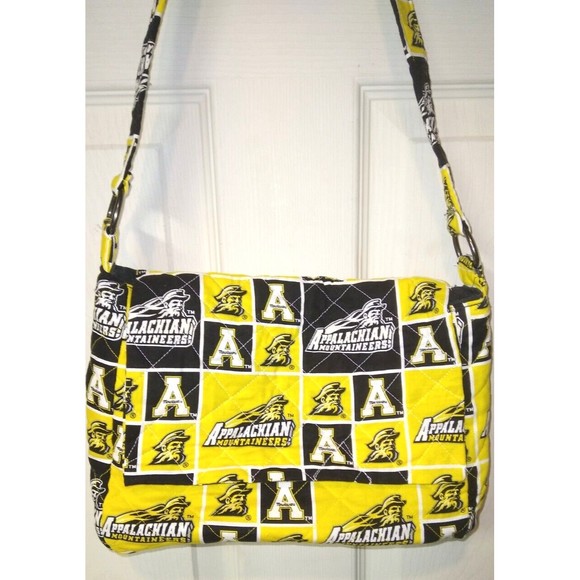 Appalachian State Mountaineers Pocketbook Handbag Purse Yellow and Black - Picture 1 of 15